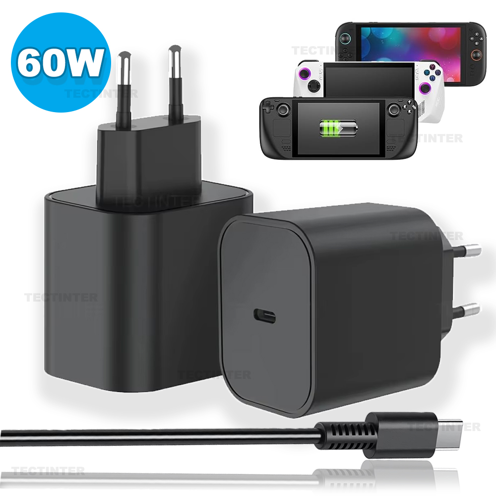 Gaming Console Nintendo Switch - Pengisi Daya Adaptor AC 60W Kompatibel