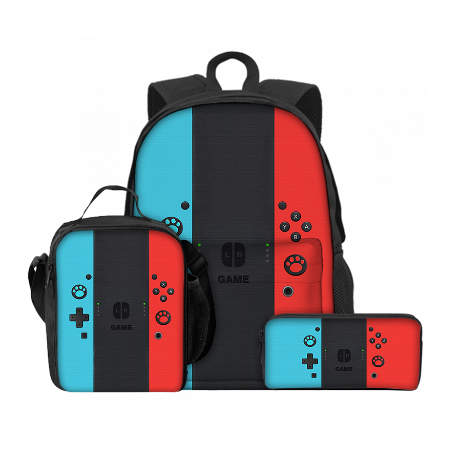 Gaming Console For Kids - Set 3 Buah Tas Makan Siang