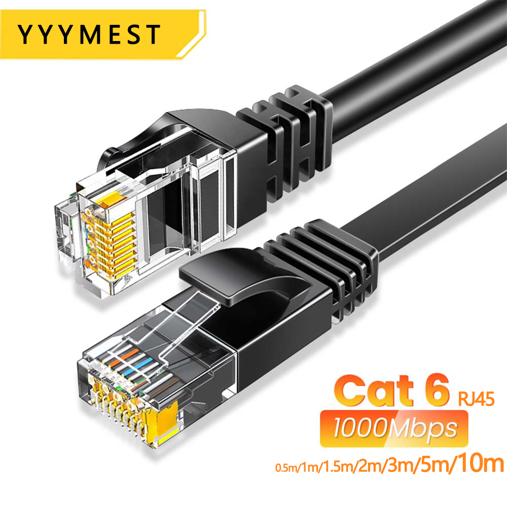 Lan Cable Gaming - Cat6 kabel Ethernet Gigabit kecepatan tinggi,