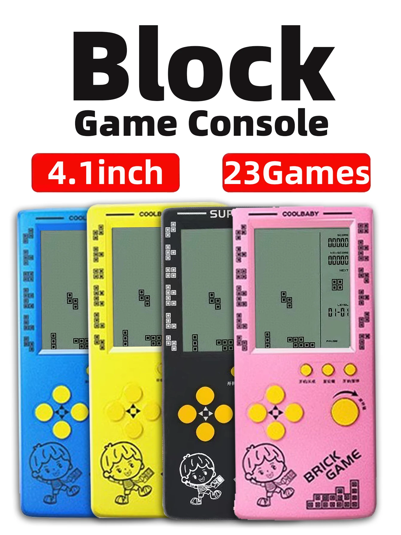 Gaming Console For Kids - Pemain Game Genggam Retro Klasik untuk