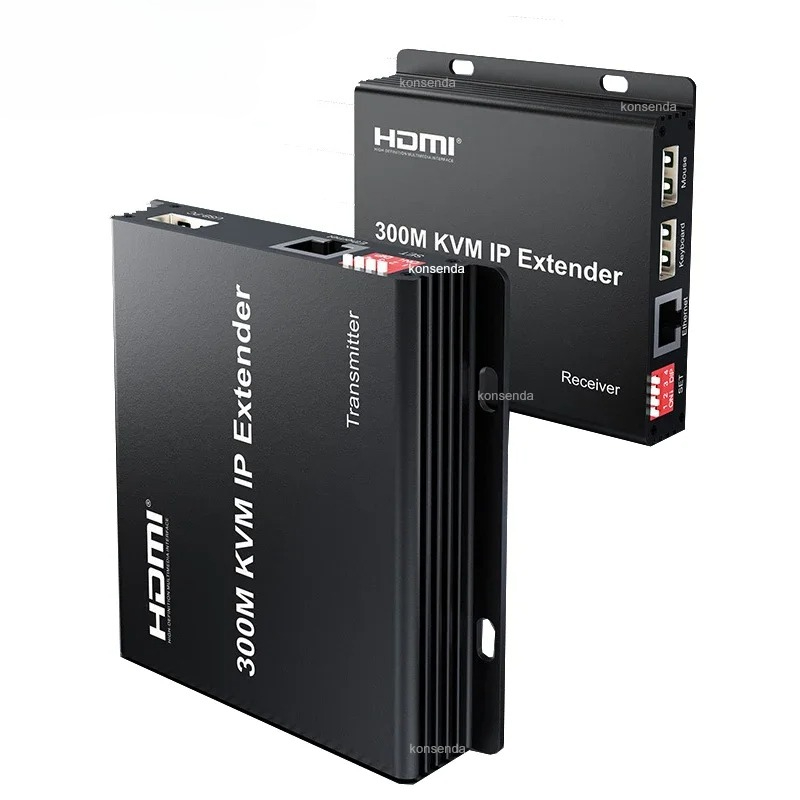 Lan Cable Gaming - 300M HDMI KVM Extender atas IP