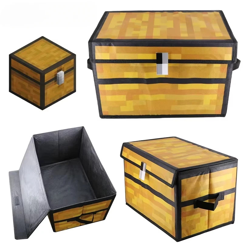 Gaming Console With Minecraft - Kotak Penyimpanan Minecraftion Kapasitas Besar, Lipat,