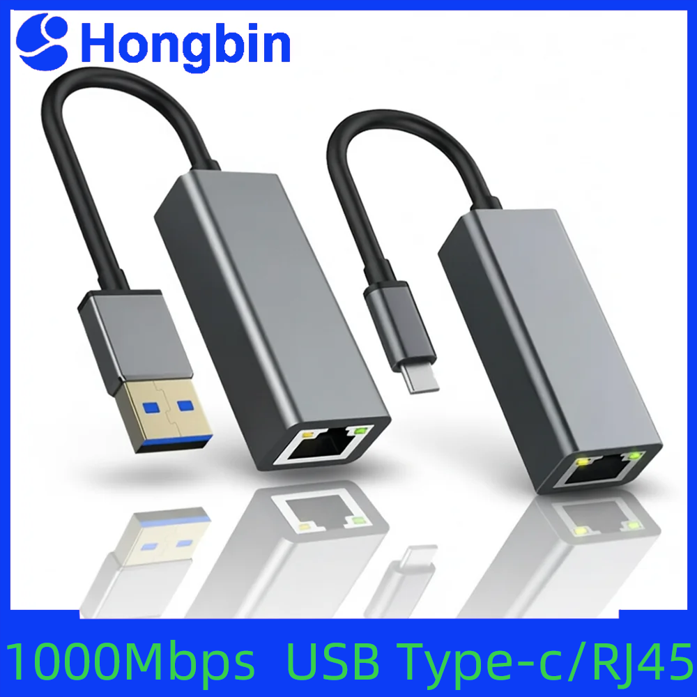 Lan Cable Gaming - Adaptor Ethernet USB 1000Mbps Kartu Jaringan