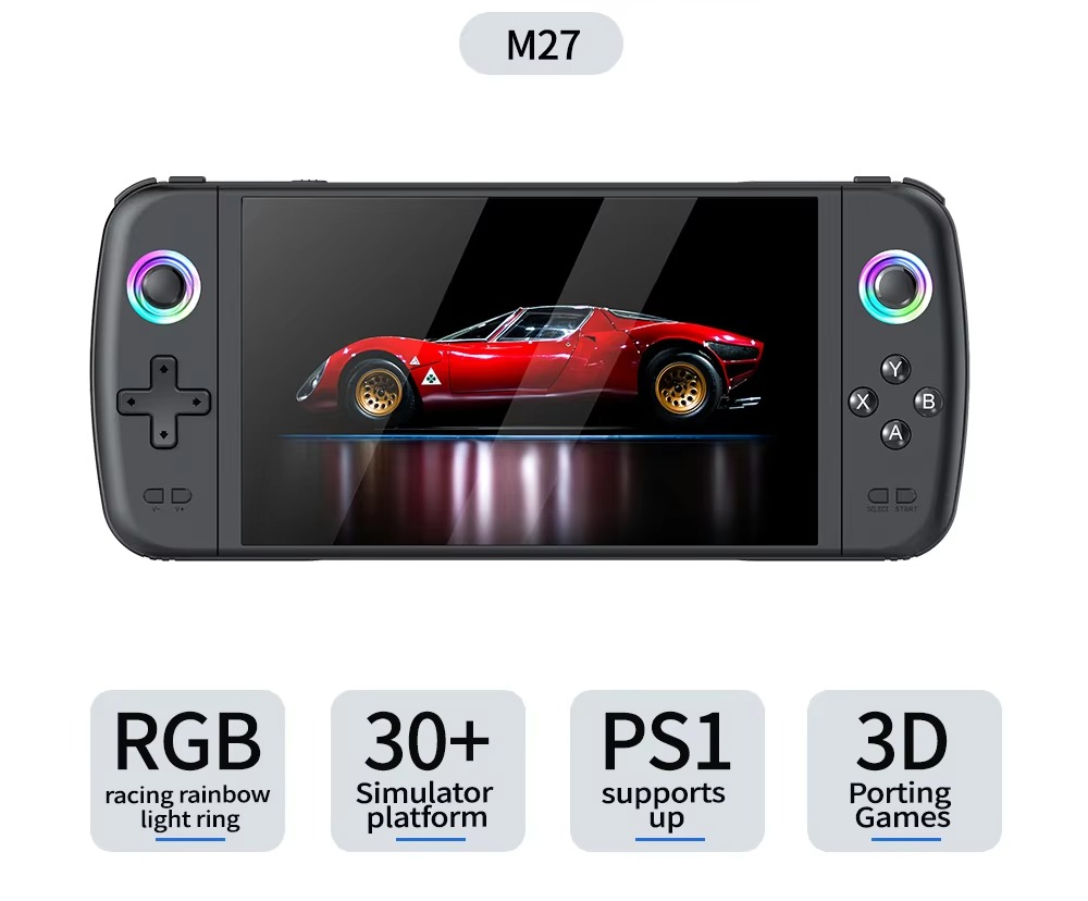 M27 Konsol Game Genggam 7 Inci - Gaming Console For Kids ulasan dan harga