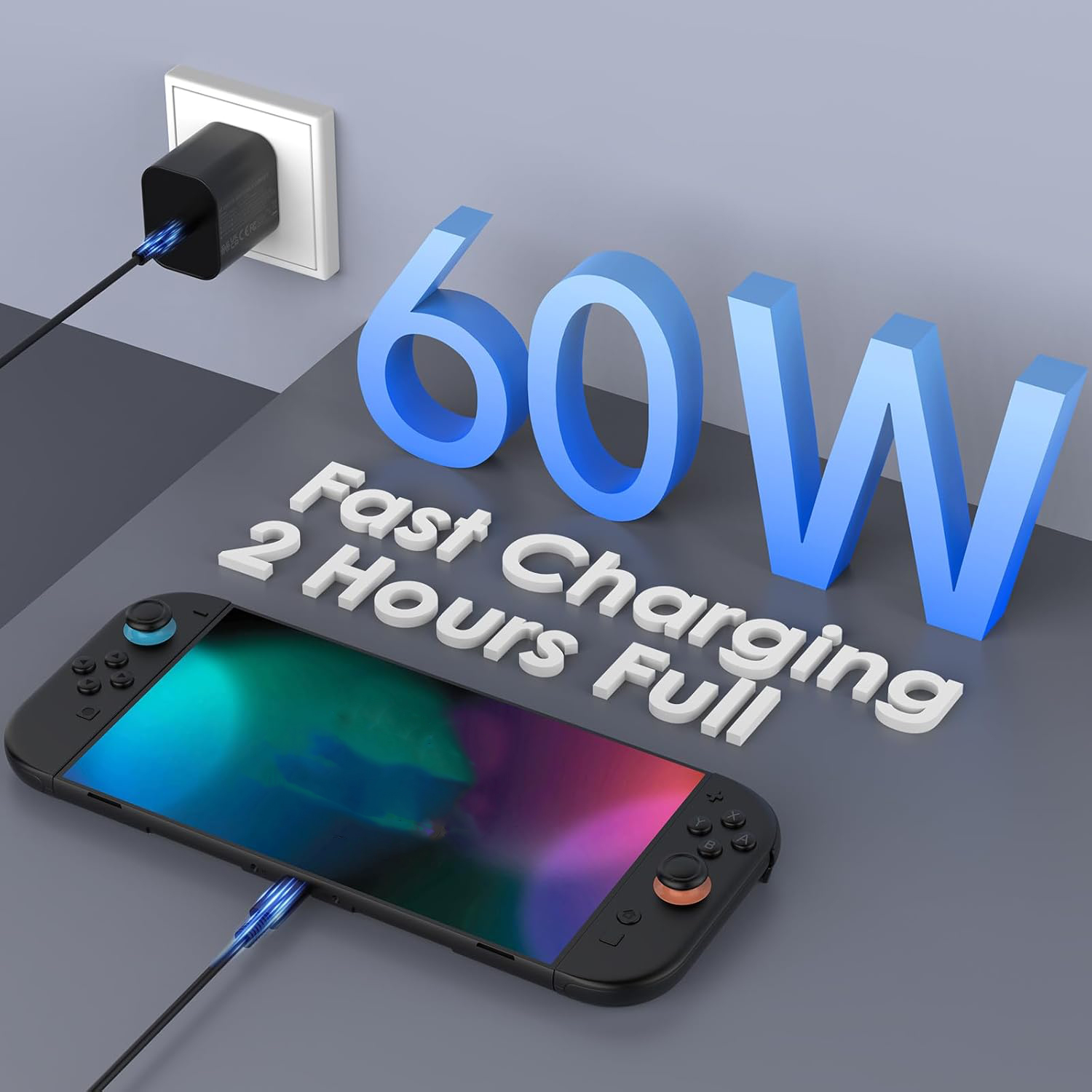Pengisi Daya Adaptor AC 60W Ko - Gaming Console Nintendo Switch ulasan dan harga