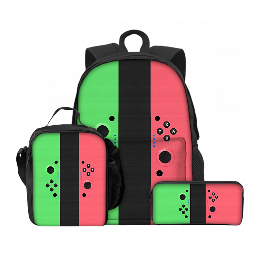 Set 3 Buah Tas Makan Siang Kon - Gaming Console For Kids ulasan dan harga