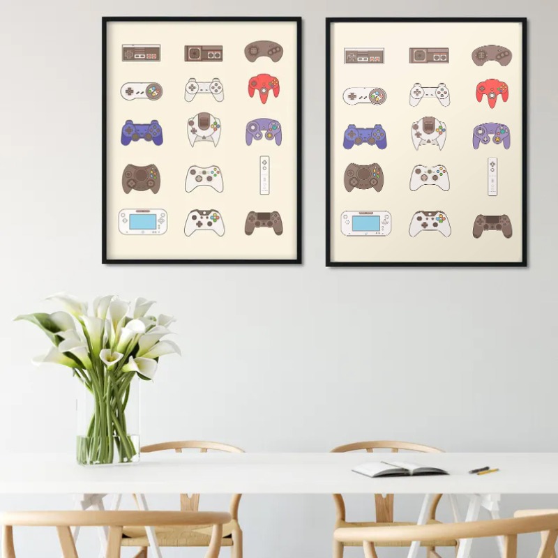 Poster Evolusi Video Game Geng - Evolution Gaming Console ulasan dan harga