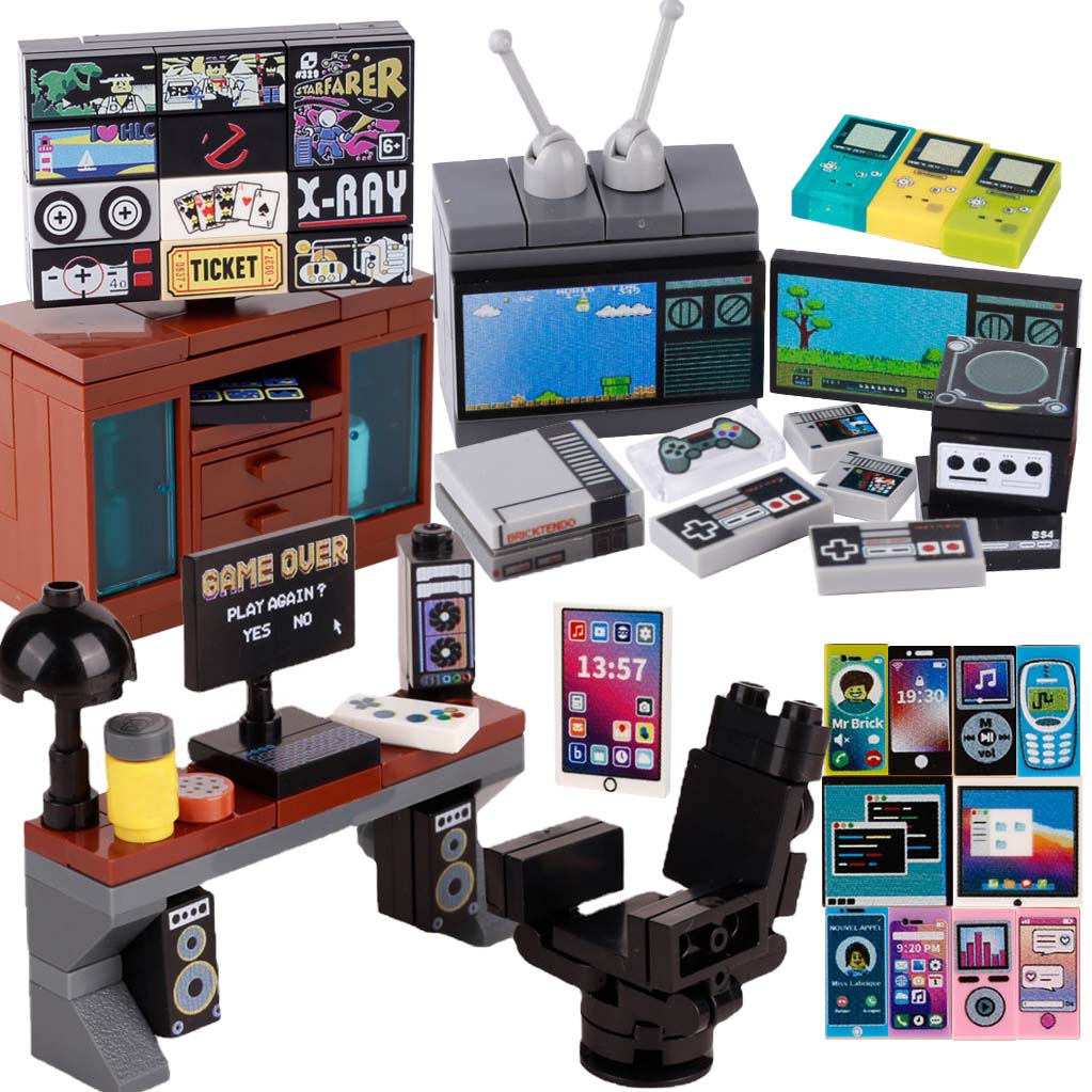 MOC konsol permainan Model kom - Gaming Console For Kids ulasan dan harga