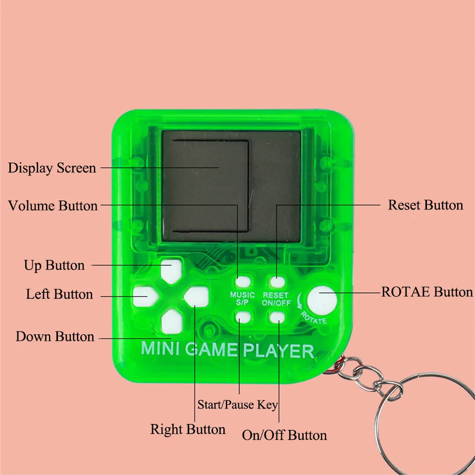 Pemain Game Genggam Mini Retro - Gaming Console For Kids ulasan dan harga