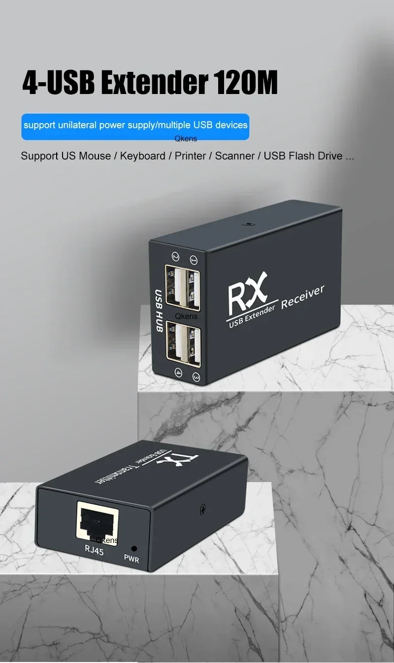 120M 4 Port USB Extender atas  - Lan Cable Gaming ulasan dan harga