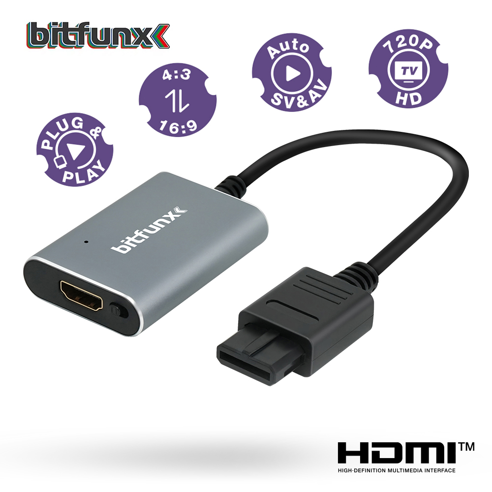Bitfunx 720P HDMI ™   Adaptor  - Gaming Console Nintendo Switch ulasan dan harga