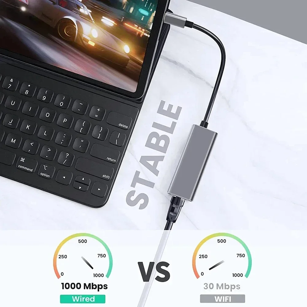 Adaptor Ethernet USB 1000Mbps  - Lan Cable Gaming ulasan dan harga
